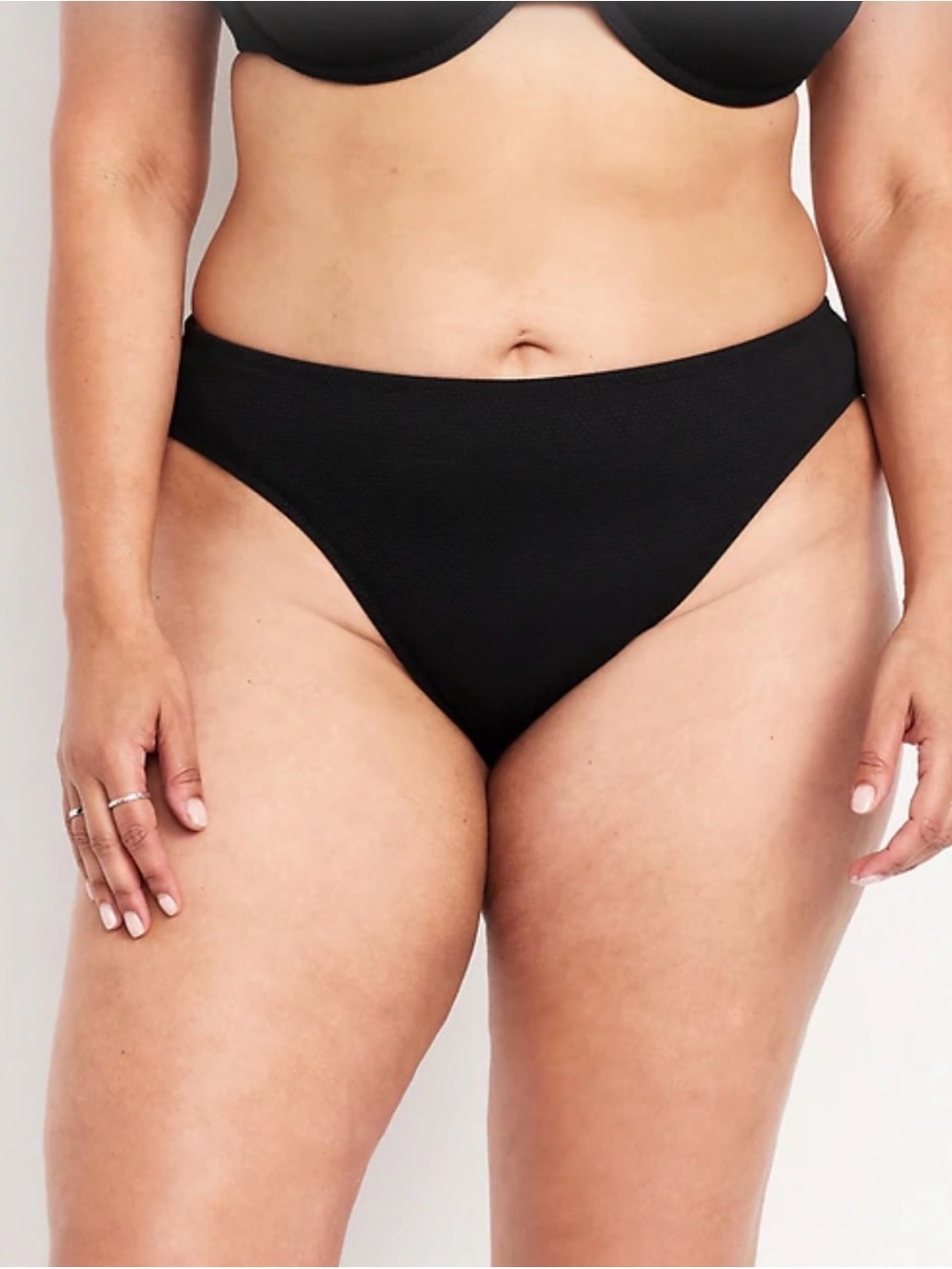 NWT Old Navy mid rise textured bikini bottom, size 4X